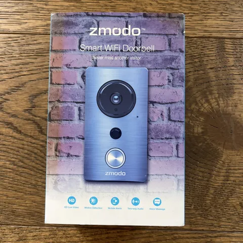 Zmodo ZH-CJAED Two-Way Audio 720p HD Live Video Smart WiFi Doorbell New Open Box