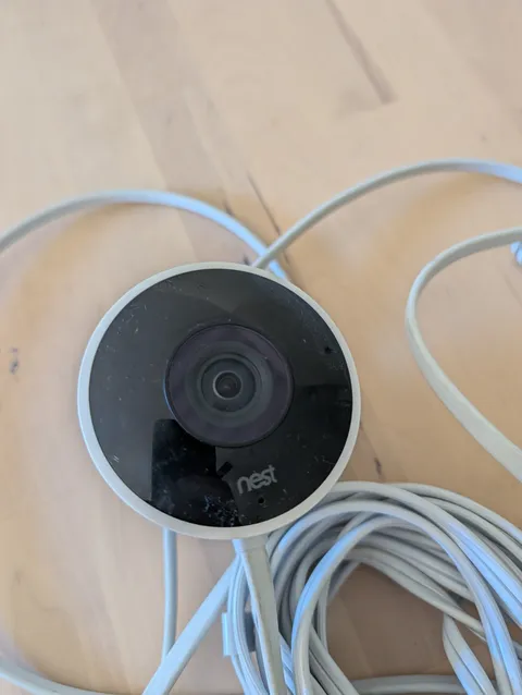 Google Nest Cam Outdoor Wired Security Camera - White - Complete Set With Mount