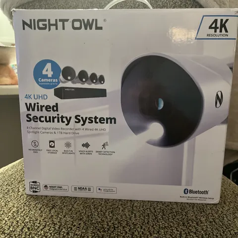 Night Owl UHD 1TB HDD 8 Channel 4K Bluetooth Camera System White WM-BTD881-4LSA