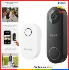 Video Doorbell 2K Wired 5GHz WiFi 180 Degree Wide Angle Smart Detection