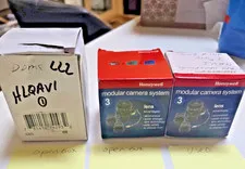Lot of 3 Honeywell Modular Camera System Lenses (HLQAV1 / Dome L22) - Open Box &