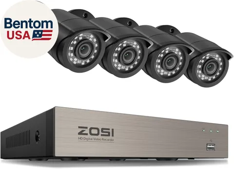 3K Lite Security Camera System Indoor Outdoor,Ai Human/Vehicle Detection,Night V