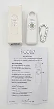 HOOTIE Personal Safety Keychain Alarm - 130dB Siren & Light Self Defense - WHITE