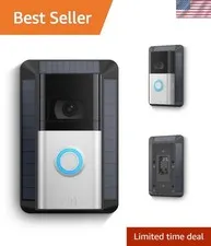 Solar Charger for Battery Doorbells - compatible with Video Doorbell 3, Video...