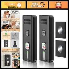 Wireless Intercom System for Home - 2 Way Audio, 1600ft Range, Hands-Free, 3 Rin