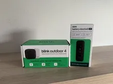 Blink Outdoor 4 Wireless Camera Security System & Blink Video Doorbell 2k+ Lot