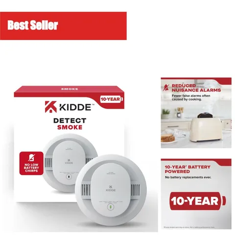 Kidde 20SD10 Smoke Detector 10-Year Battery Powered Alarm