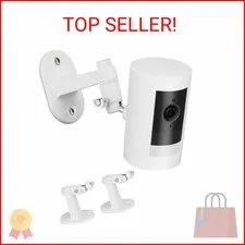 2Pack Adjustable Security Wall Mount Bracket for Ring Stick Up Cam & Ring Outdoo