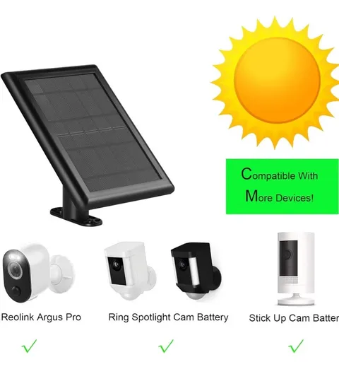 Solar panel for Ring Camera OR Reolink Argus Pro
