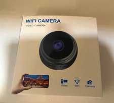 WiFi Camera Wi-Fi Wireless IP/Network Indoor Surveillance Camera Black 1 Cam