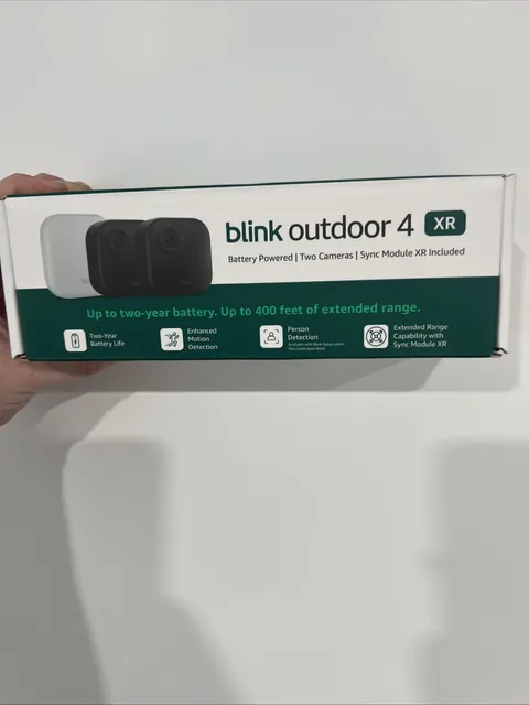 Blink Outdoor 4 XR Two Camera System w/Sync Module New Factory 2 Camera