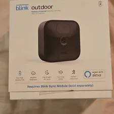 Blink Outdoor Add-On Wireless Wi-Fi 1080p Camera Motion 2-Way Audio Black