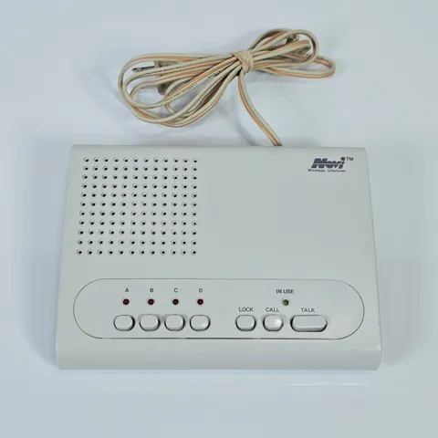 Novi WI-4C 4-Channel Wireless Intercom System Desktop Wall Mount Power Tested