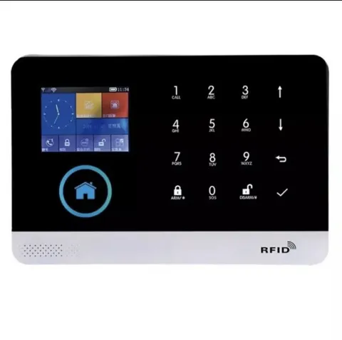 New JC WIFI + GSM dual network alarm controller JCheng RFID security sensors