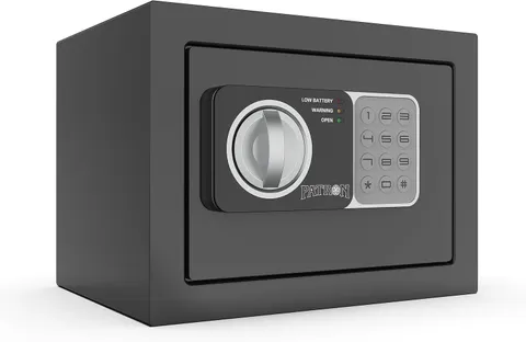 Small Safe Box with Key,Kids Mini Safe for Money, Coin Safes for Home with Code，