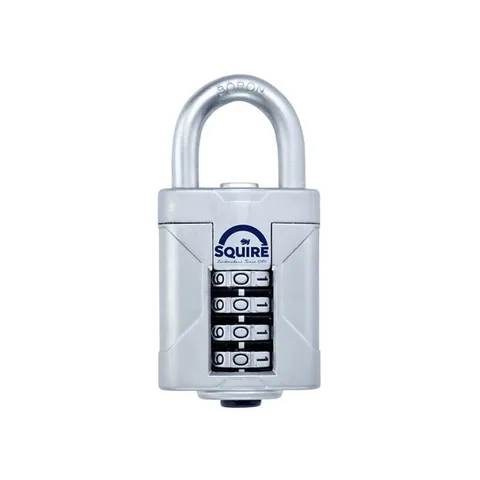Squire Vulcan Open Boron Shackle Combination Padlock 50mm HSQVC50