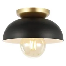 JONATHAN Y 8.5" Black/Gold 1-Light Modern 8.5 in, Painting