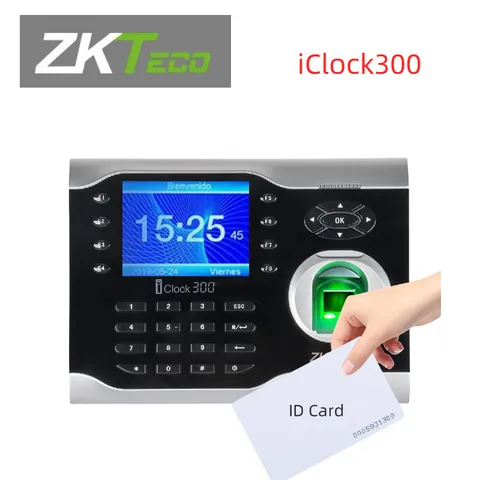 ZKTeco iClock300 ID Biometric Fingerprint Time Clock Attendance System TCP/IP