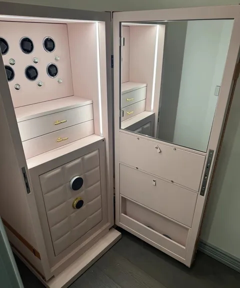 Large Home Safe Box, Heavy Duty Safe with Dual Alarm System and Adjustable Shelf