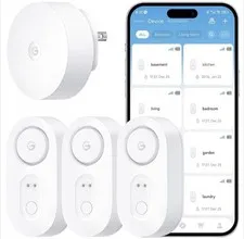 GoveeLife Water Leak Detector 1S w/ Smart Gateway 1S 1+3 Pack H5059 + H5044 New