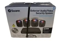 Swann 8 Channel 1080p DVR CCTV, 8-Camera Wired Smart Security Surveill
