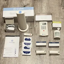 SimpliSafe Home Security System Open Box Base Station Keypad Motion 2 Entry