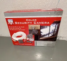 Bunker Hill Security CCTV Wired Color Camera Night Vision Mic Weatherproof Gray