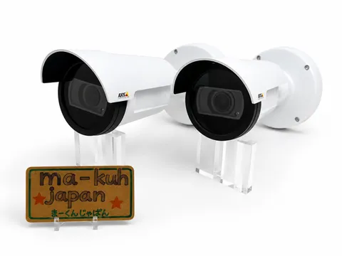 2x AXIS P1435-LE IP Network Cameras IR PoE Tested FW9.80.132 Cleaned