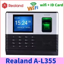 Realand A-L355 TCP/IP 2.8Inch TFT LCD WIFI+ID Card Fingerprint Time Attendance