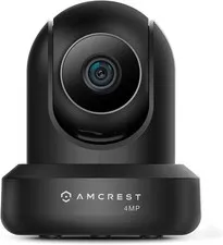 Amcrest 4MP ProHD Indoor WiFi, Security IP Camera with Pan/Tilt, Two-Way Audio