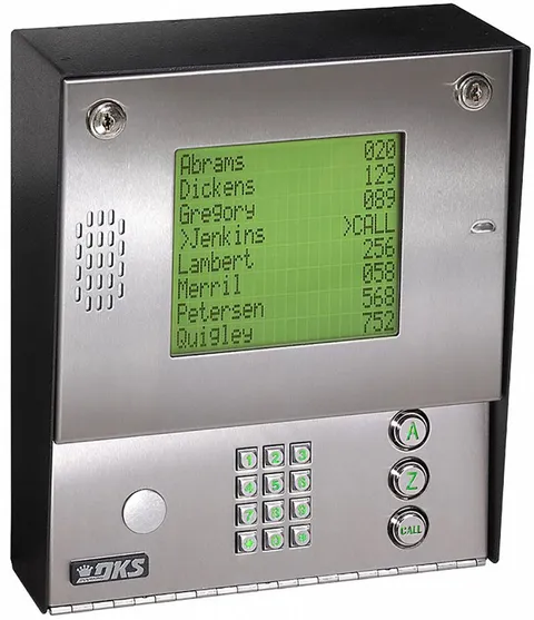 DoorKing - 1837-080 - DKS 1837 Telephone Entry System - Stainless Steel