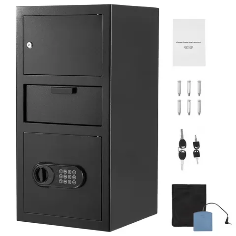 3.6 Cu. Ft. Drop Safe Large Capacity Front Drop Slot Safe Box with Digital Keypa