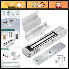 600LB Electromagnetic Door Lock with Z & L Bracket | 12V Access Control System