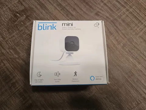 Blink Mini Indoor Plug-In Live HD Smart Security Camera