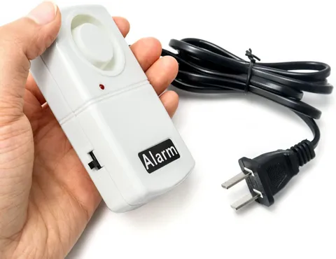 QWORK Power Failure Alarm, 1 Pack Automatic Power Cut Failure Outage Alarm 120db