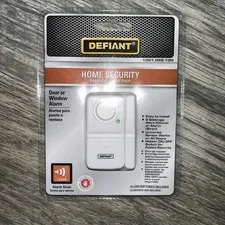 Defiant Home Security NEW Door Window Alarm 1001-090-100 2 Settings Chime Siren