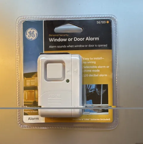 GE 56789 Window or Door Alarm 120dB White Selectable Alarm Chime Mode