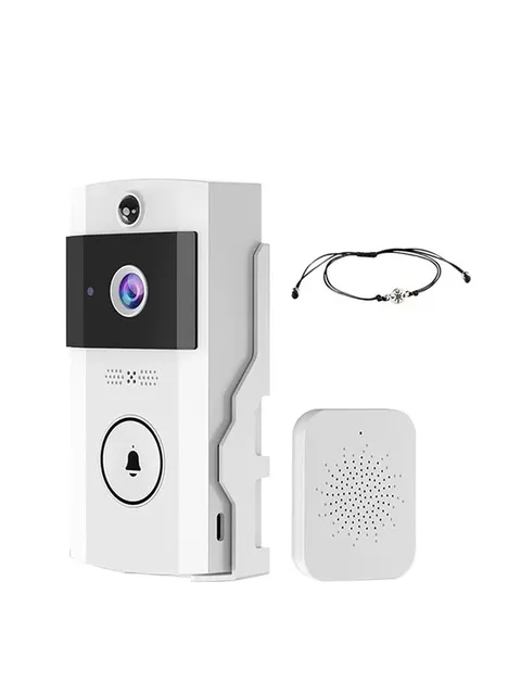Solar Powered Wireless Doorbell with Camera 1080P HD Video Motion Detection Nigh