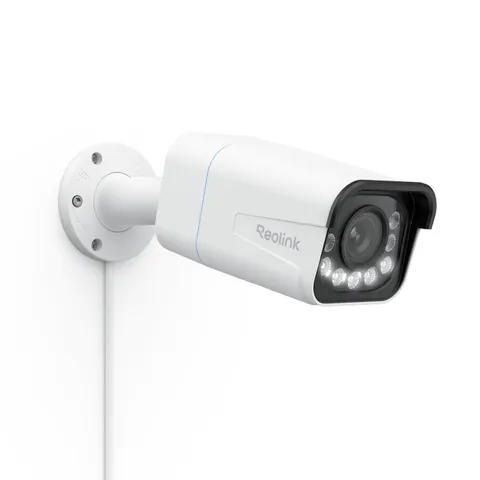RLC-811A PoE IP Wired Security Camera 4K - 123° FoV, 5X Optical Zoom for Outd...