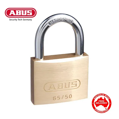 Keyed Alike Padlocks 65/50 - Abus 50mm Brass Bodied Padlock-FREE POST