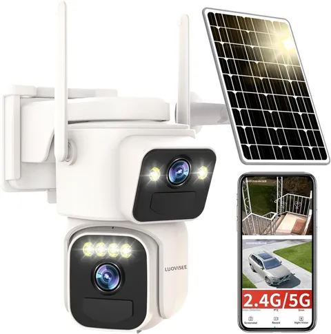 Camaras De Seguridad Wifi Inalambricas 1080P Con Sensor Movimiento Para Exterior
