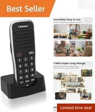 Easy to Use Rechargeable Wireless Intercom - Perfect for Homes & Businesses
