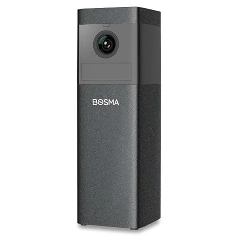 BLACK - BOSMA X1 HOME SECURITY CAMERA WIFI INDOOR CAMERA SUPER WIDE ANGLE 360