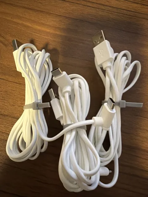 6.5 FT Power Cord for Ring Stick up Cam Plug-in Security Camera Set of 3