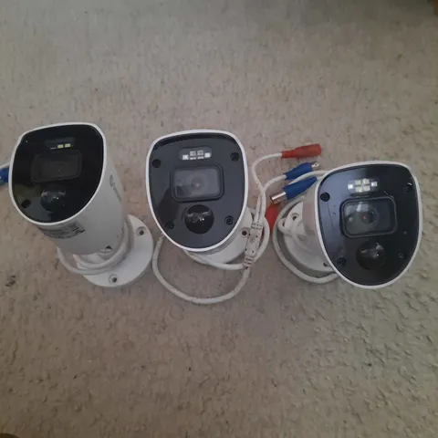 Swann Security Bullet Camera 1080p Full HD Flashing Lights  PRO-1080SL set of 3