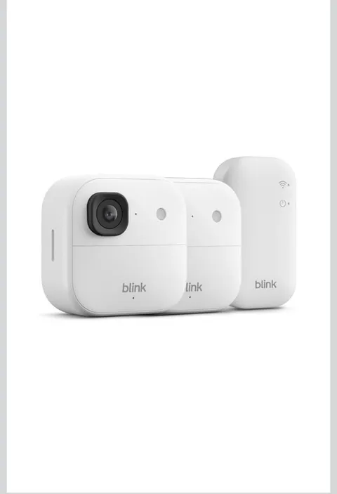 Blink Outdoor 2K+ Wireless Security Camera System 2 Cameras + Sync Module Core