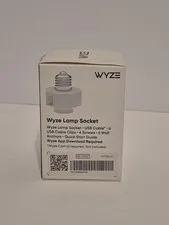Wyze Lamp Socket Add On Unit Power Adapter for Wyze Cam E26 (E19)