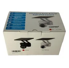 CAKPRIO 4G LTE Solar Cellular Security Camera Black PTZ Wireless Outdoor NoWiFi