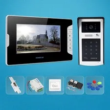 7inch Wired Video Door Entry Security Intercom with Mute Mode for Home Security