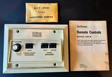 NuTone ICB-31 Intercom Remote Control * New Old Stock * Speaker Remote Control